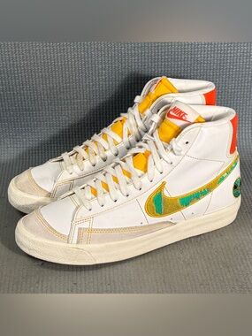 Nike Blazer Mid Roswell Raygun Sneakers DD9528-100 Size 6.5Y Size 8 Women